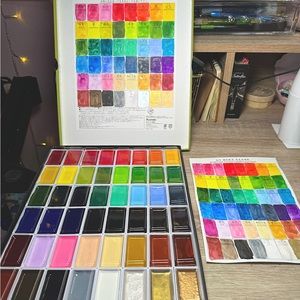 Like new, watercolor 🎨 Kutetake Gansai Tami, 48 colors